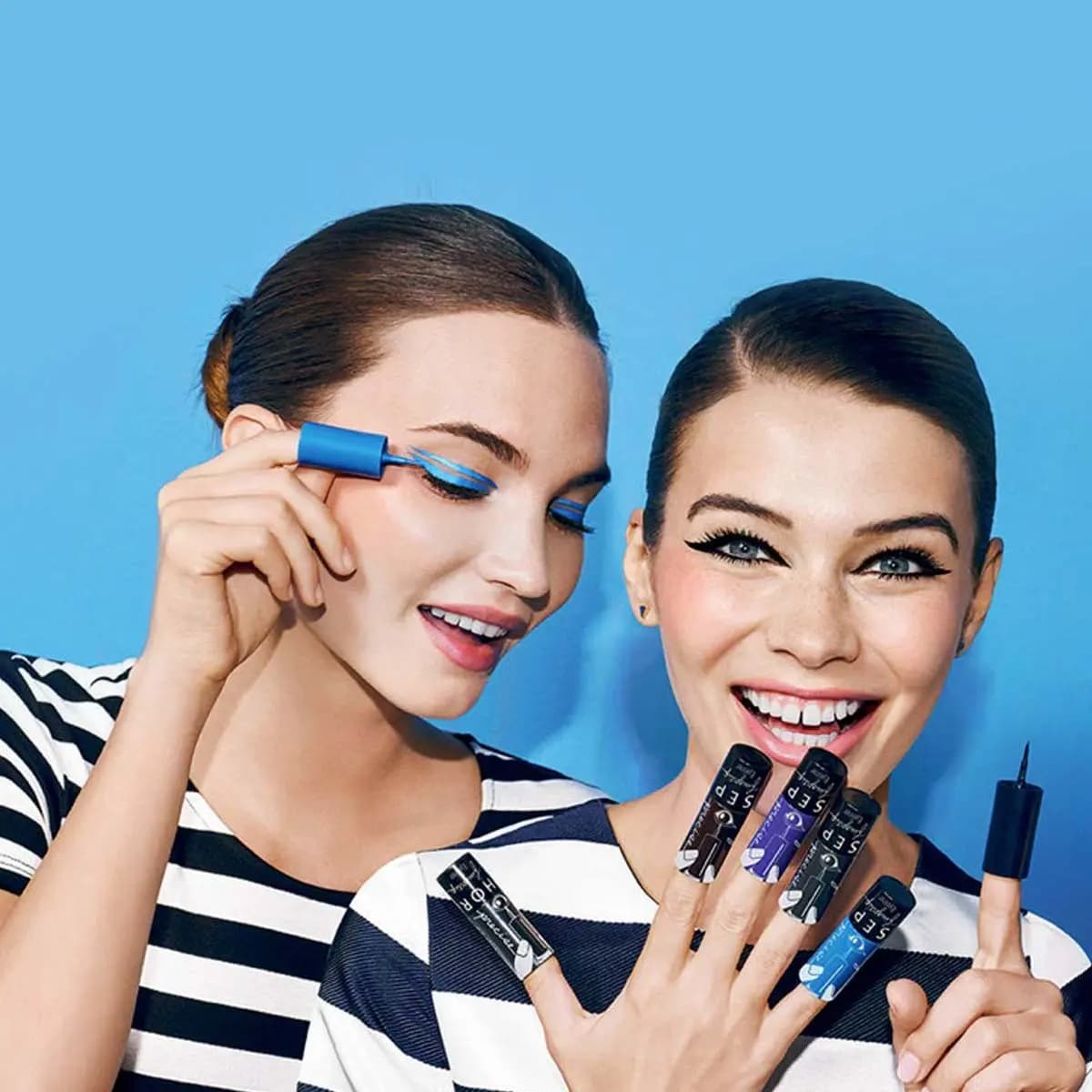 women posing with Sephora products.